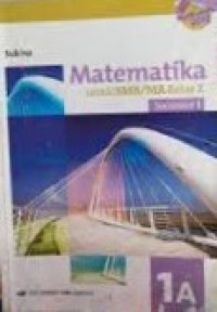 Image of Matematika 1A untuk SMA/MA Kelas X